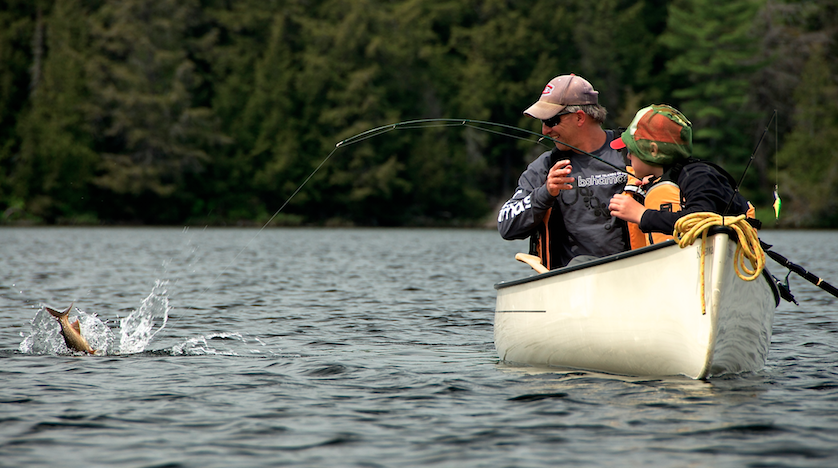 Casting a Fly for Trout