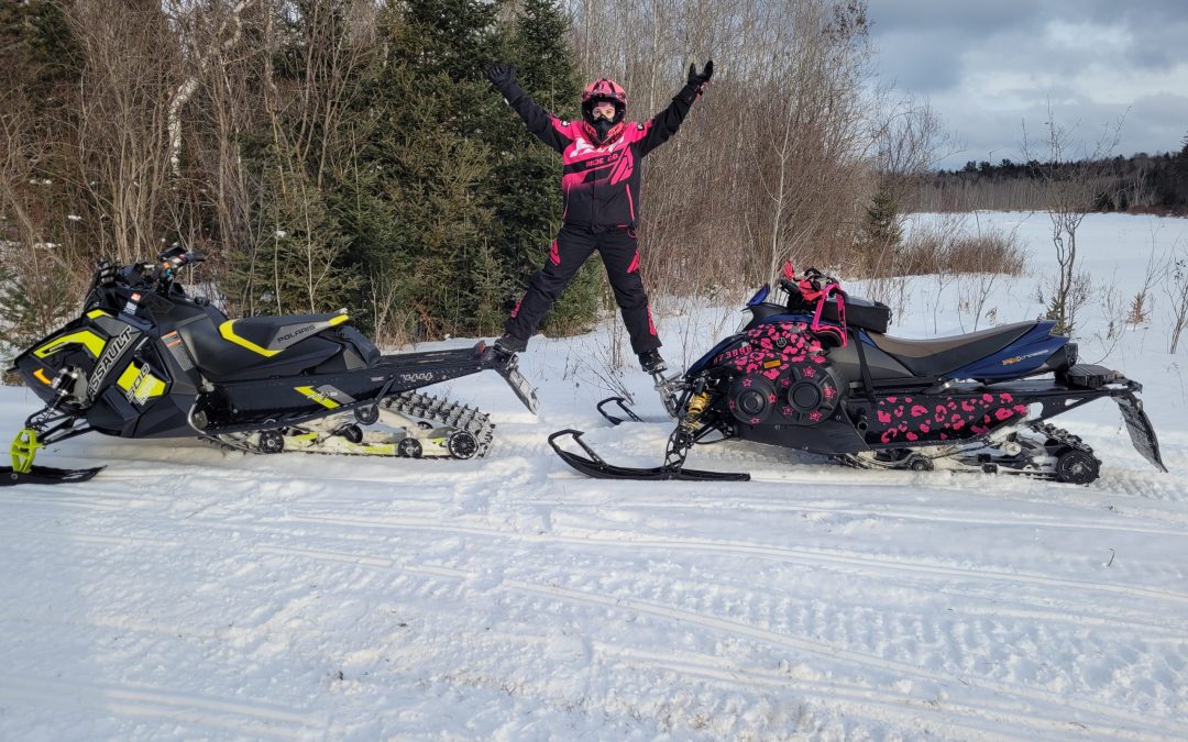 Sledding the North Shore of Lake Huron