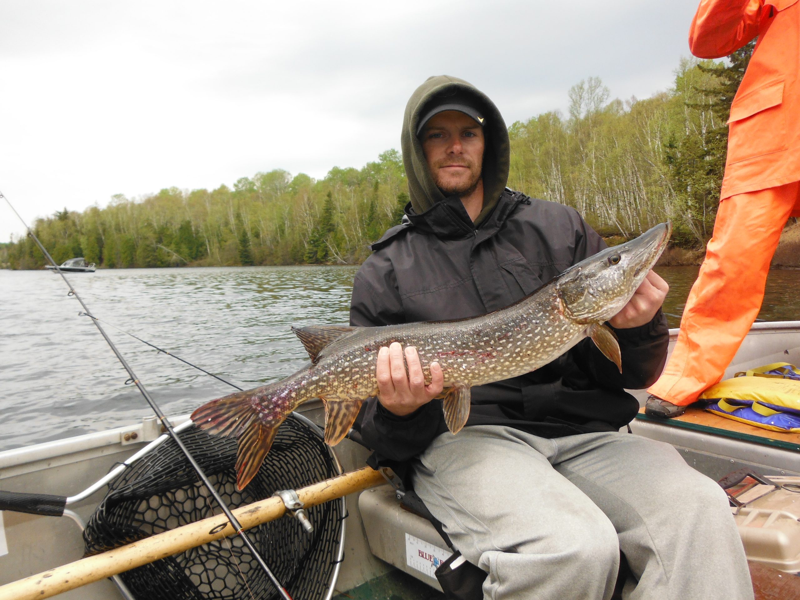 Luke Gagnon with a Lake Whanapitai Nothern Pike