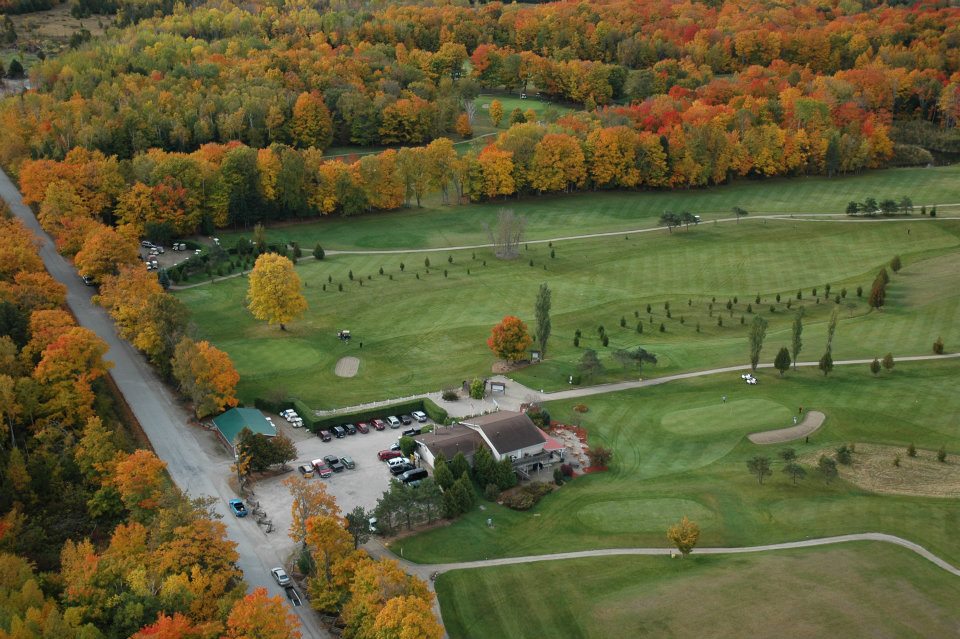 Manitoulin Island Country Club aerial shot